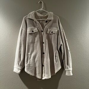 FREE PEOPLE Ruby Jacket Shacket Size XSMALL in STONE